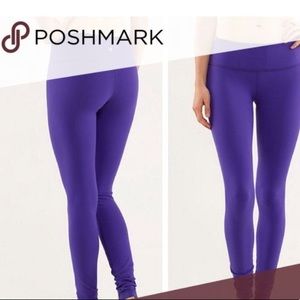 EUC Lululemon purple leggings